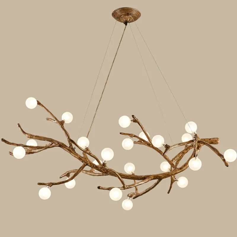 

Nordic Personality Chandelier For Living Room Bedroom Tree Branch Art Design Ceiling Pendant Lights Clothing Store Hanging Lamp