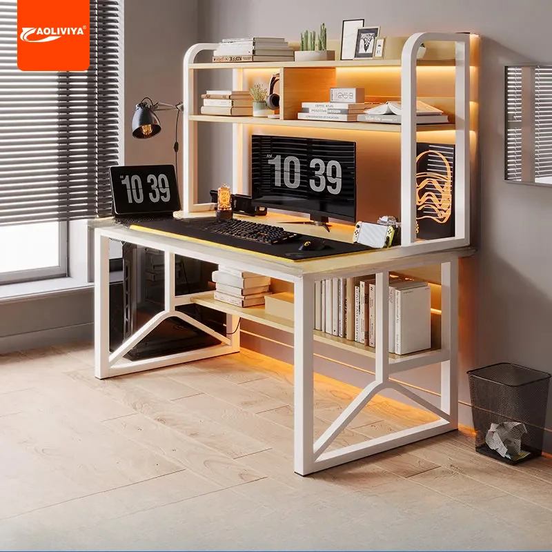 AOLIVIYA Gaming Desk Simple Desktop Computer Desk Study Writing Desk For Bedroom Office Home Use Dormitory A16 1