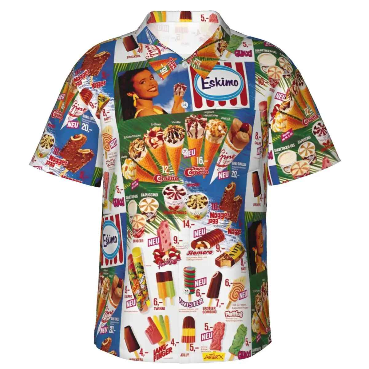 Men's Shirt Summer Casual Fashion Short Sleeved Shirt For Men Loose Breathable Hawaiian Shirt Man Casual Men's Clothing Top 4