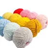 5pcs/ Set of Short Plush Yarn Xuefei Ermeng Xiaoai Wool Xiaocute Love Short Plush Yarn Wool Hand Woven Doll DIY Crochet 5