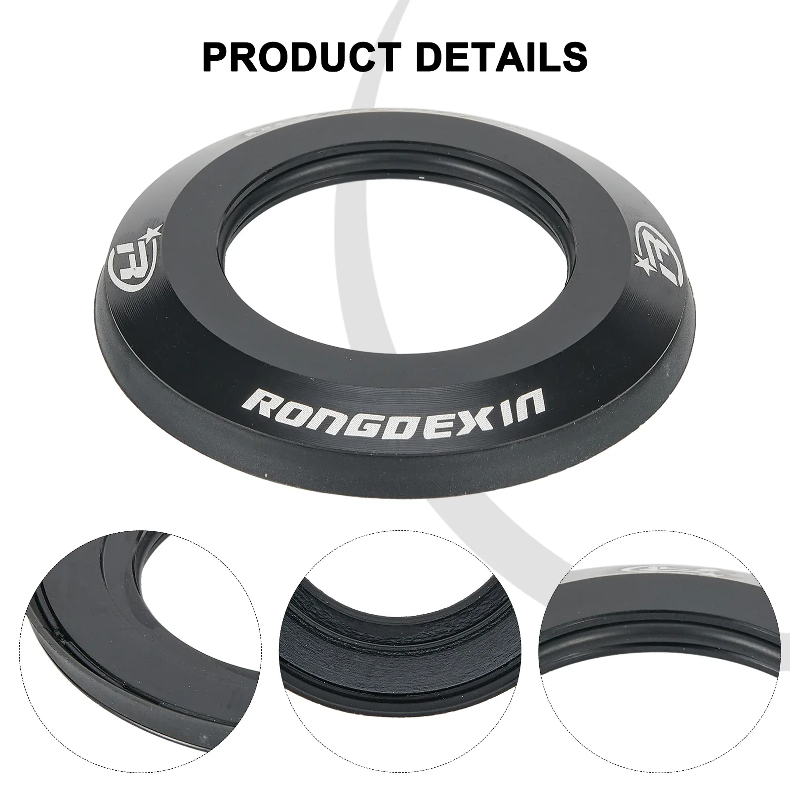 Bicycle Headset Cap Mountain Bike Top Cap Cover CNC Aluminum Alloy Headset An O-ring Seal With Dustproof Rubber Sleeve
