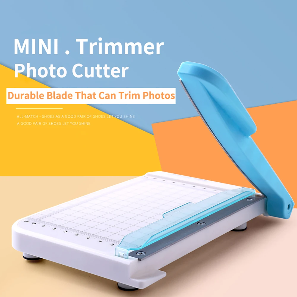 DC-8101 A4 format manual paper cutter Small multi-function paper trimming  knife Photo Business card Cover paper cutting machine - AliExpress