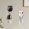 Hooks  Owl Magnetic Key Hook Auto Blinking Cute Hooks No Punch Storage Hooks Kitchen Home Wall Decoration Hooks 3