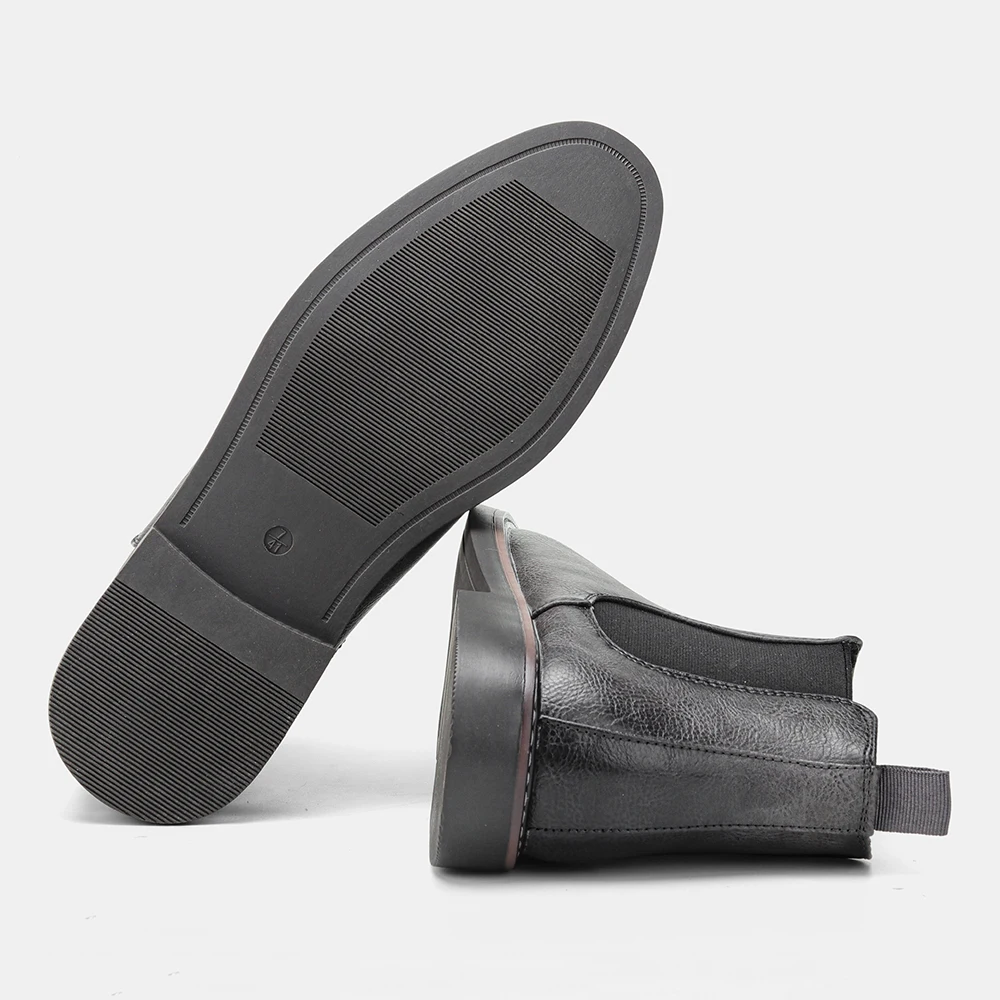 Chelsea Boots Classic Brand Fashion Comfortable Men Leather Boots #KD5241