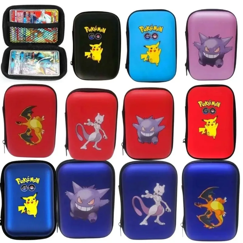Pokemon Bag For Cards Scatola Portaoggetti Per Auricolari Pikachu Anime Game Vmax Mega Ex Collection Houdt Giocattoli Per Bambini Per Regali Di Natale