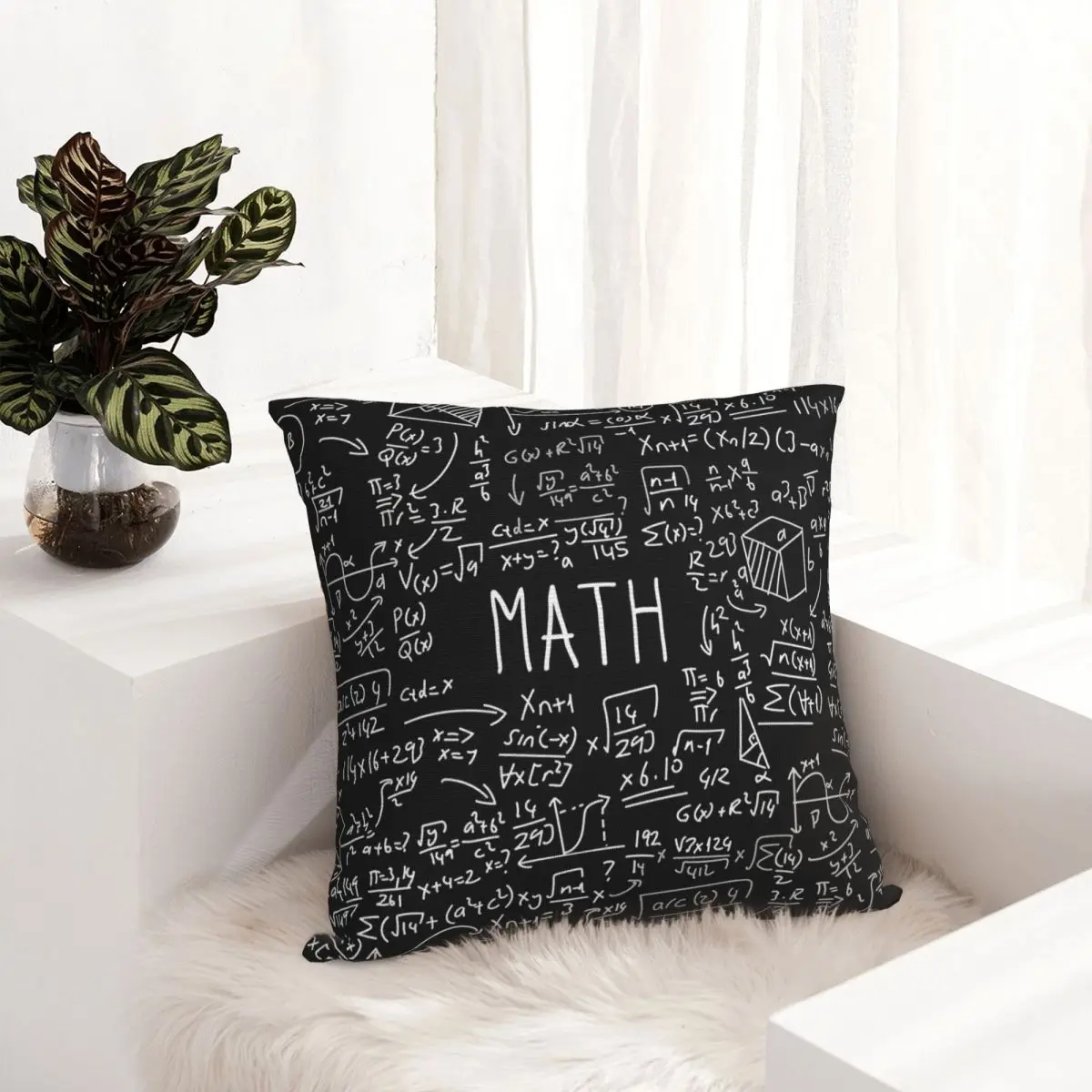 

Math Science Pattern pillowcase printed cushion cover sofa waist pillow pillow cover