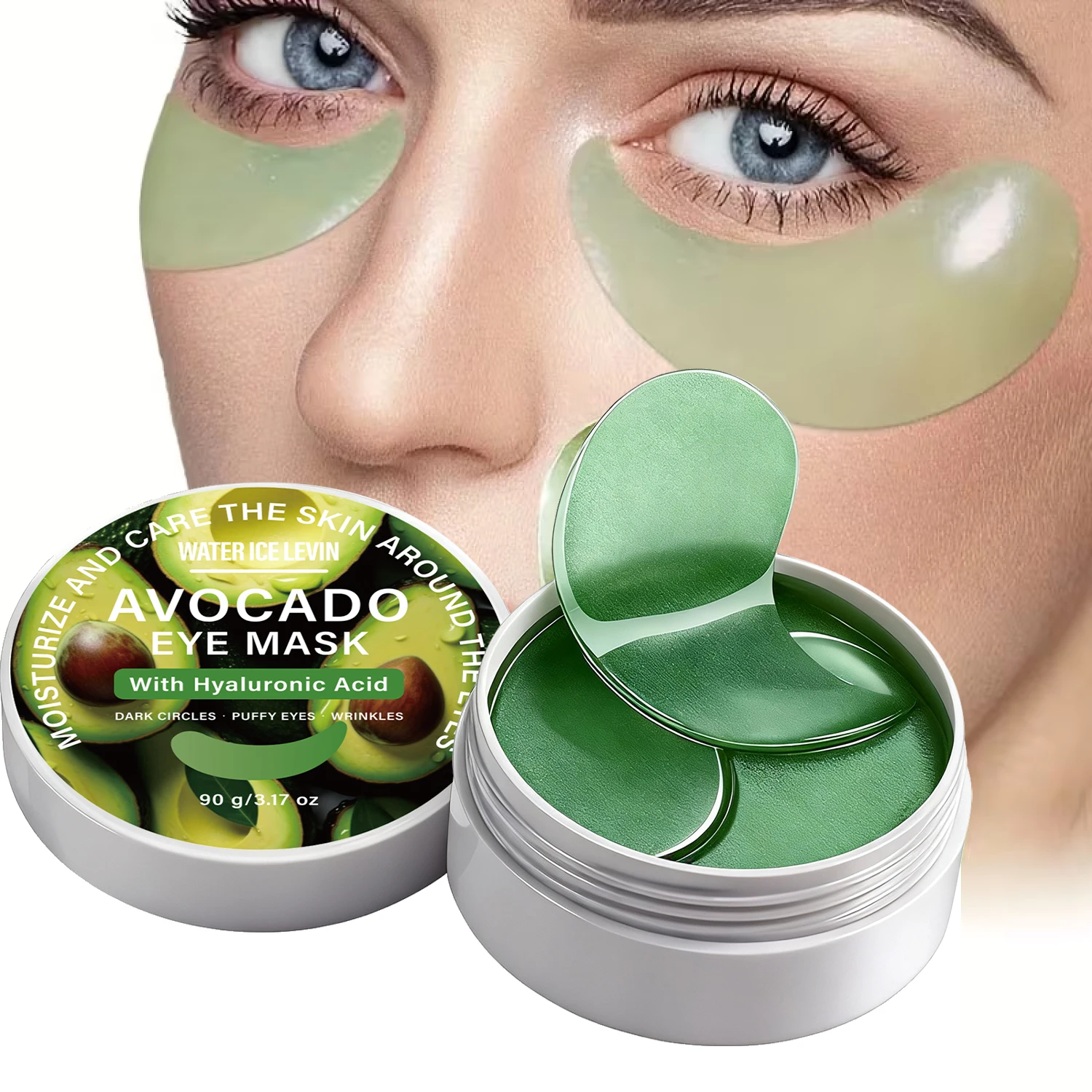 Masque yeux avocat acide hyaluronique contre cernes et poches_voghion.com