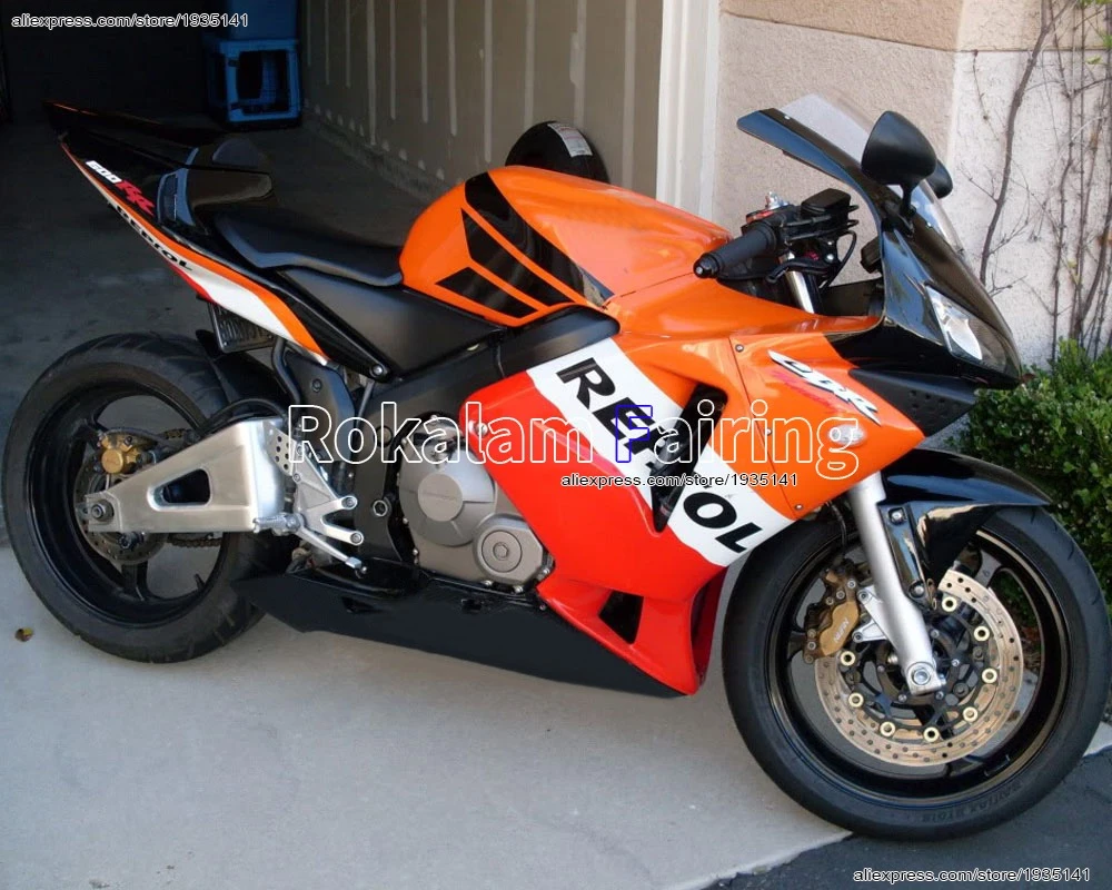 Kit de carenado ABS moto deportiva, moldeado por inyección, para CBR600RR F5 2003 CBR 600 RR 600RR 03 04|kit headset|kit hubkit - AliExpress