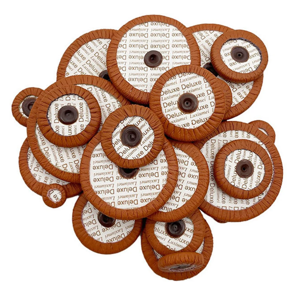 Sax Repair Pads Multi Size Alto Sax Pads Professional Leather Saxophone Cushions Sax Leather Pads for Sax Enthusiasts Players