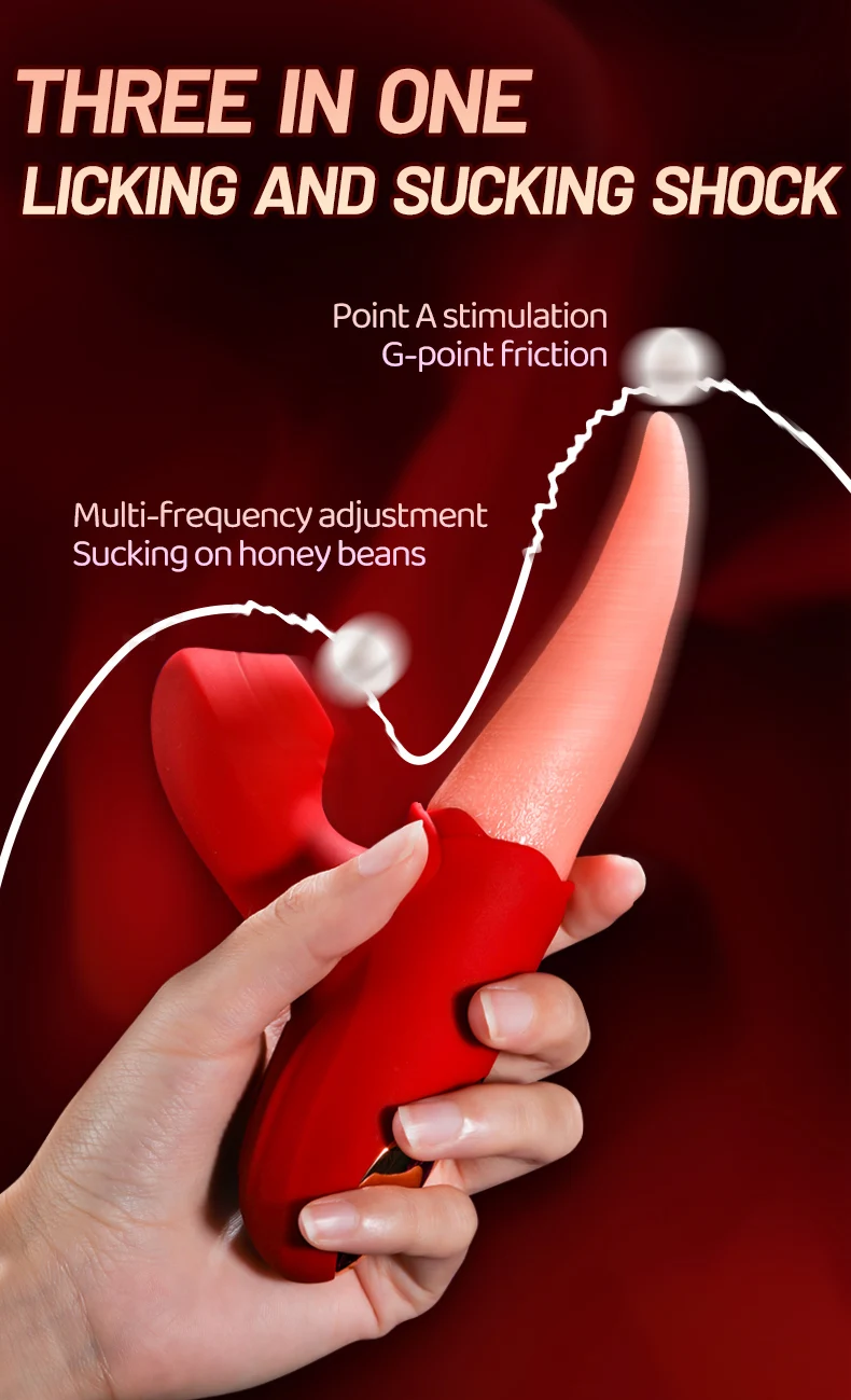 Tongue Vibrator Clitoris Stimulator And Sucking Masturbator_voghion.com