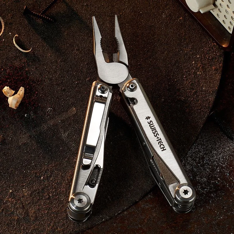 SWISS TECH 18in1 Multitool Dolding pliers Camping Tactical Survival Hunting Outdoor Hiking EDC