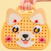 Pretend Play Educational Assembling Toolbox Toy Electric Screwdriver Screwing Repair 4-6 year Montessori Kids Repair Toolbox Toy 2