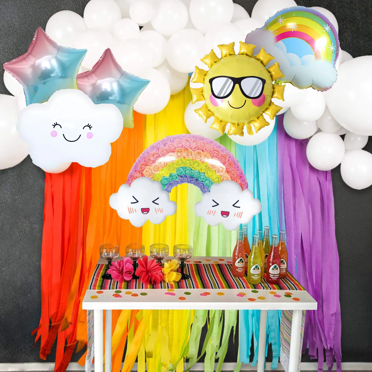 Palloncini unicorno autoportanti decorazioni di compleanno per ragazze Unicorn Mylar Balloon decorazioni per feste decorazioni per bambini  15