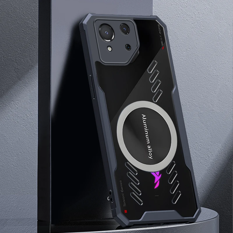 Shockproof Transparent Cooling Case with Camera Protector