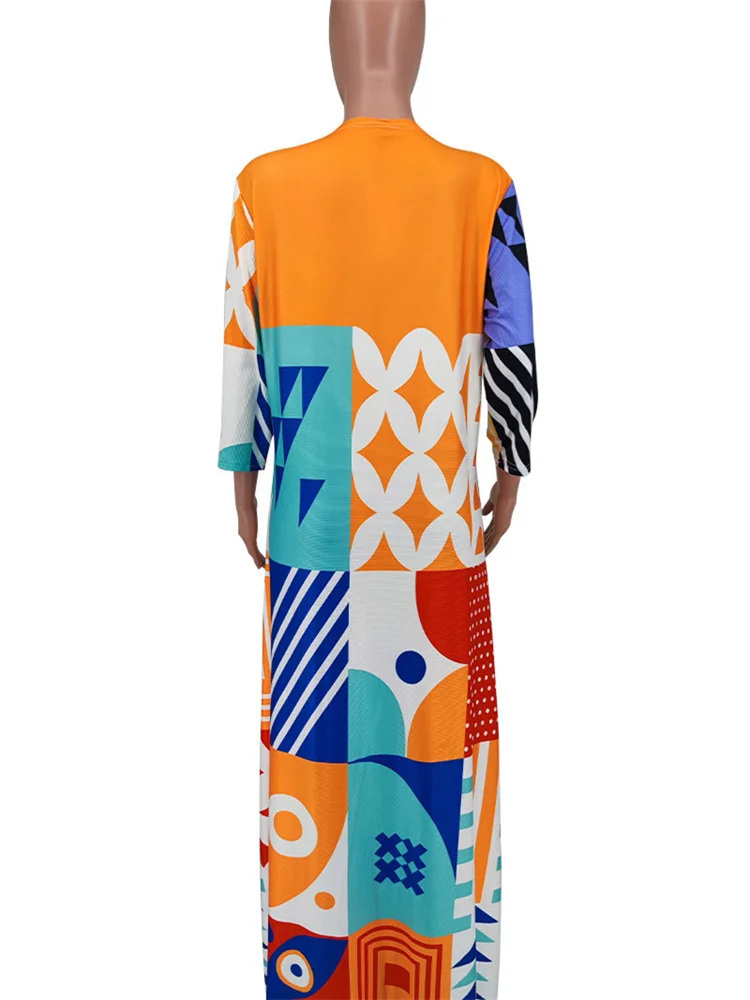 Wmstar Dresses for Women Loose Casual Bohemian Fashion Party Africa Maxi Dress New In Fall Clothes Wholesale Dropshipping 2023