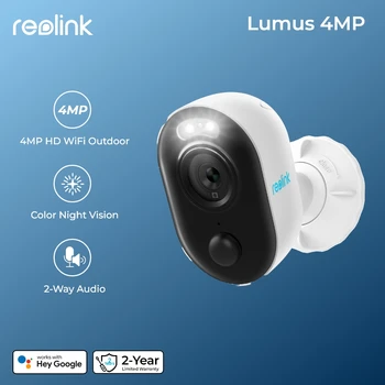 Reolink Lumus 4MP WiFi Outdoor Camera with Spotlight 2.4/5GHz Dual-Band WiFi Motion Detection 2-Way Audio Surveillance Cameras 1