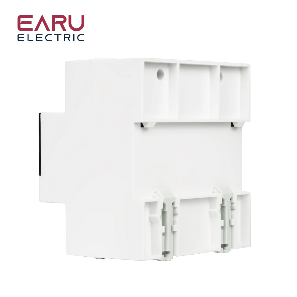 63A 100A ATS Adjustable Over Under Voltage Current Protector Dual Power Conversi