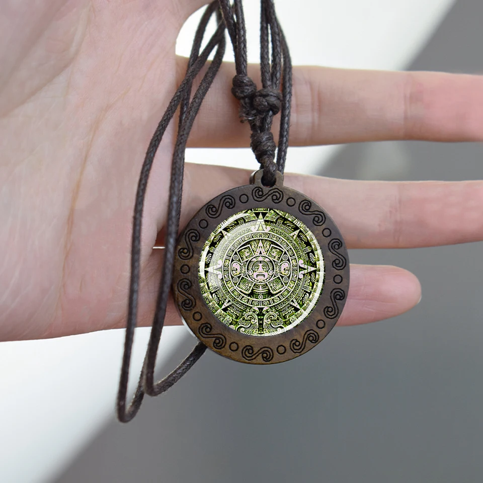 Ciondolo Con Calendario Azteco, Ciondolo Con Calendario Maya - Foto 4