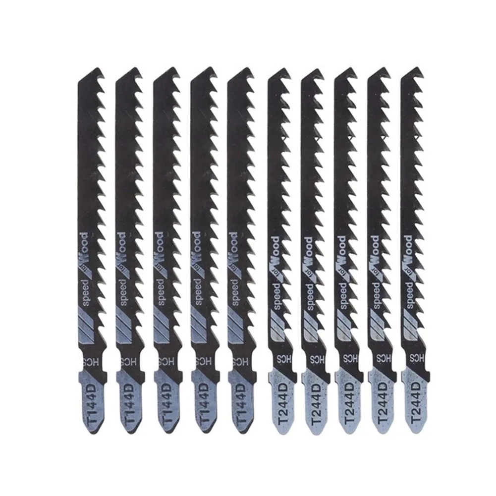 

Jigsaw Blades Saw Blades Home & Garden 10Pcs Board Cutting Durable High Carbon Steel Practical Saw Blade T144D