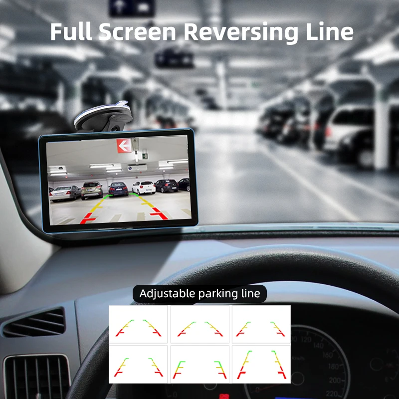 10.1" AHD 1080P 4CH Truck Backup Camera Record Monitor Touch Screen Vehicle DVR Kit Rear View Reverse System Parking Monitoring