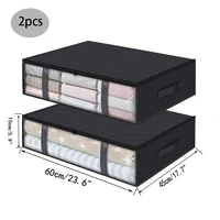 Storage Boxes Clothes Storage Collapsible Storage Bags Underbed Storage For Organizing Clothes Bedroom Quilts Closet Dormitory 1