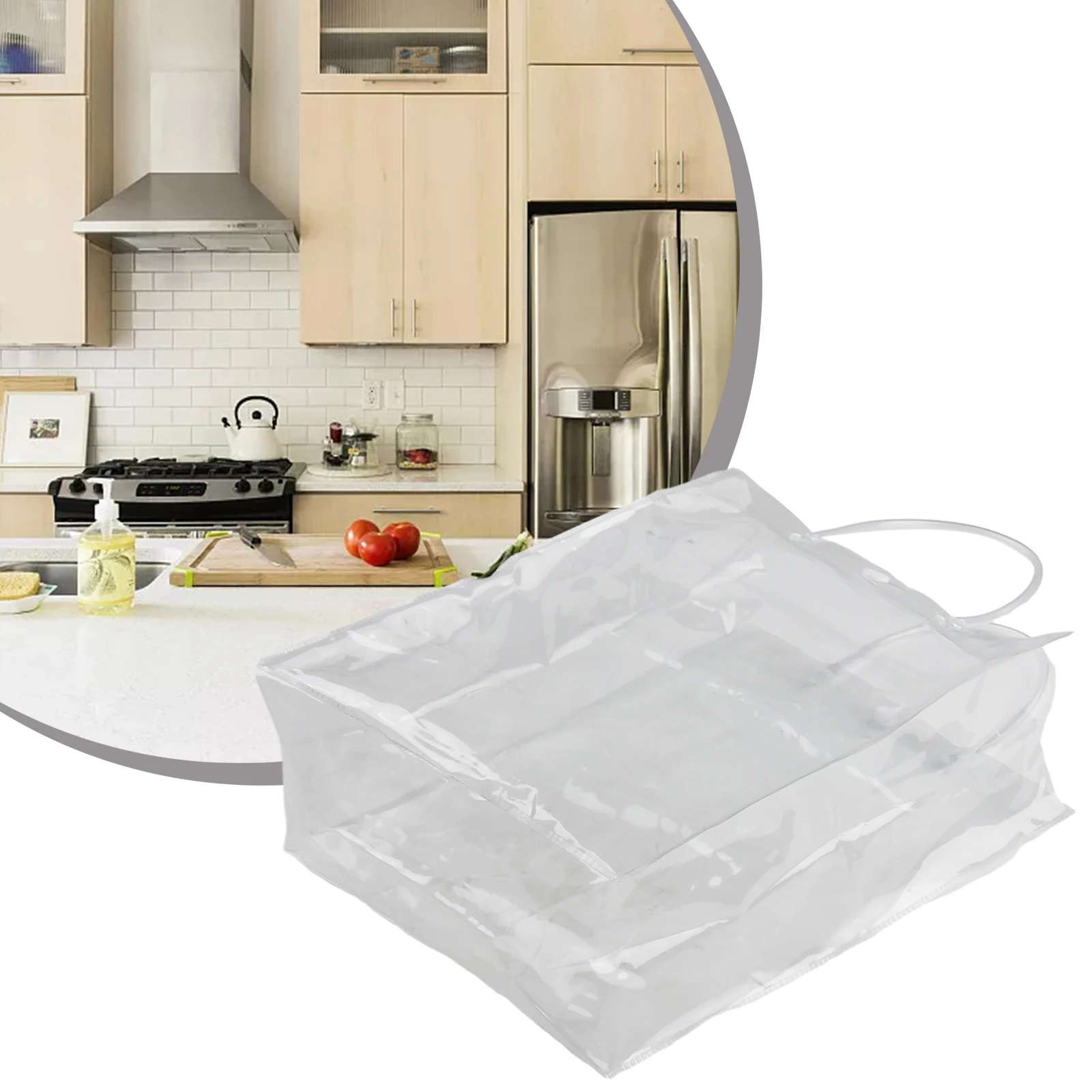 Cooler Bag Drink Cooler Wine Cooler Sleeve 1/2/5pcs Ice Wine Bag With Handel Collapsible Clear PVC Pouch Wine Cooler Bag Chiller Sleeves For Champagne Beer Beverages