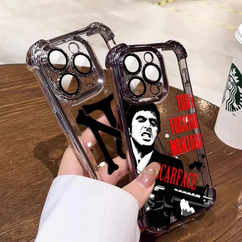 Scarface Shockproof Clear Armor Phone Case