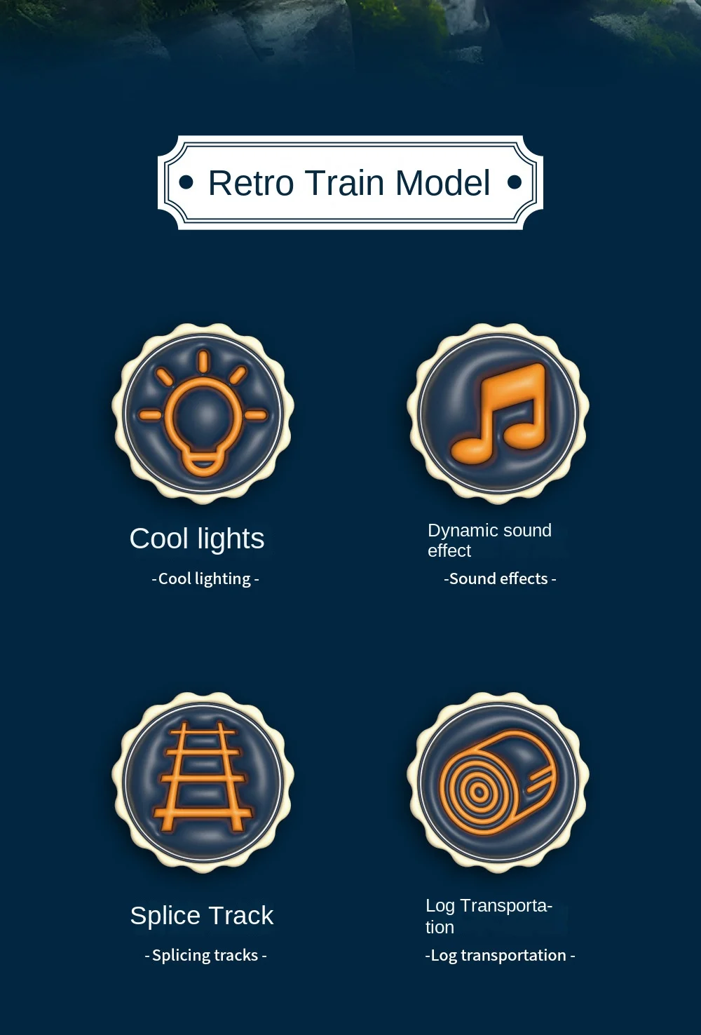 TEMPEST ヒョク スクールキット Simulation Classical Electric Steam Track Train Model Toy