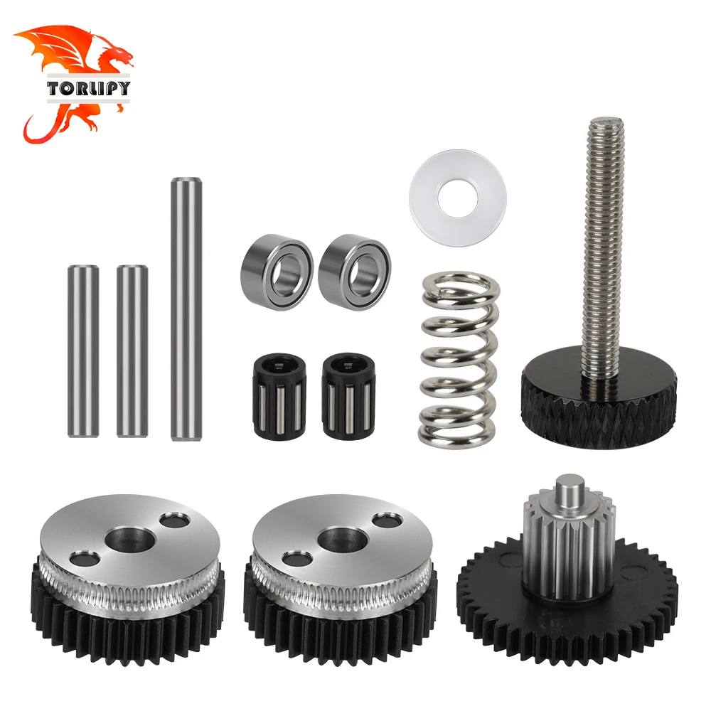 Für HGX Extruder Getriebesatz, Extruder aus gehärtetem Stahl, VORON Dual Gear Extruder, HGX-LITE-Extruder, Reduktionsgetriebe aus gehärtetem Stahl