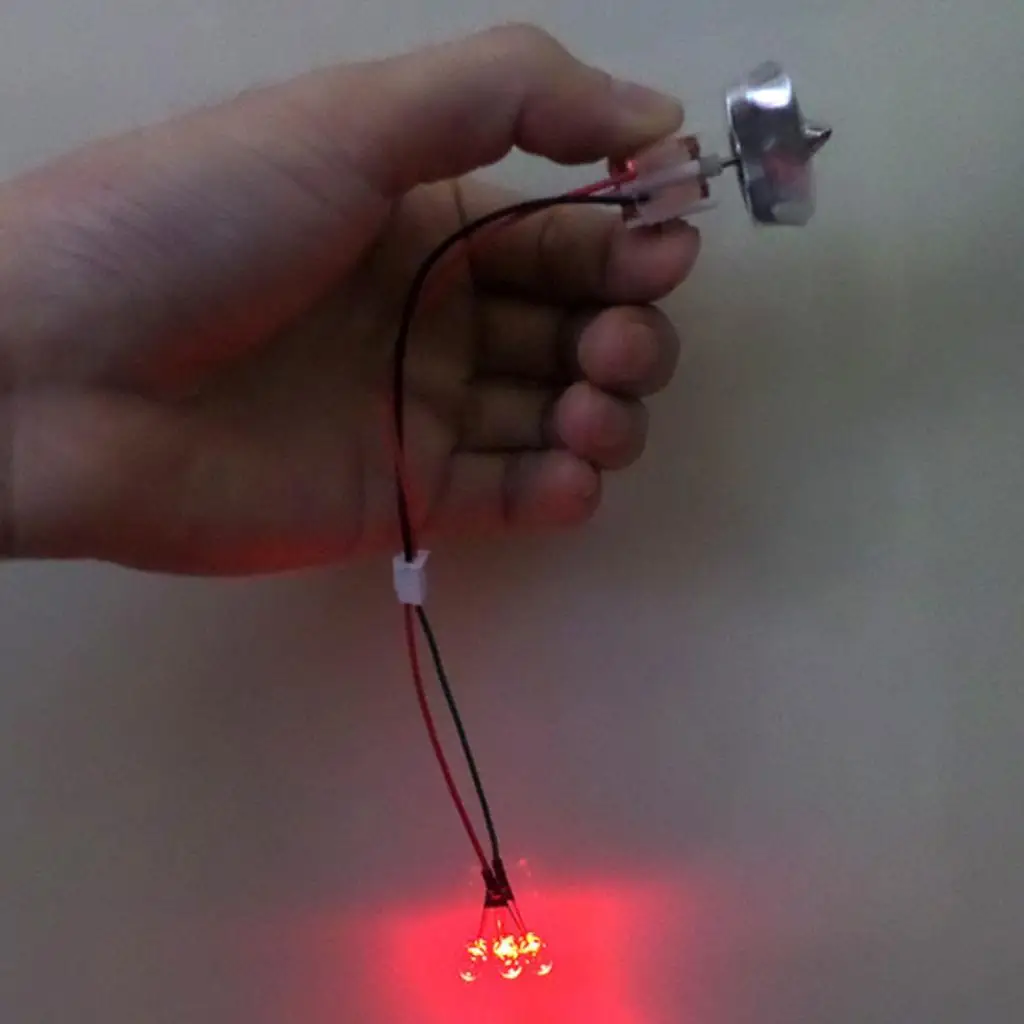 Micro แนวตั้งกังหันลมเครื่องกําเนิดไฟฟ้าลมขนาดเล็ก DIY DC มอเตอร์กังหันพัดลม DIY 1