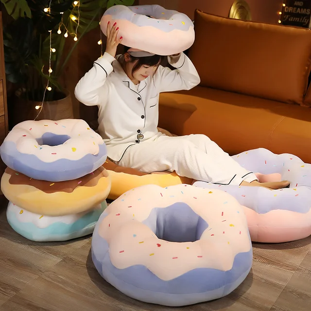 Kawaii Donut Plush Pillow – Goodlifebean