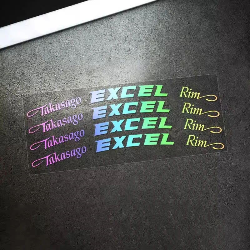 자동차 스타일링 스티커 데칼 오토바이 레이스 1719'' 휠 림 허브 EXCEL RIMS용 자동차 외부 액세서리