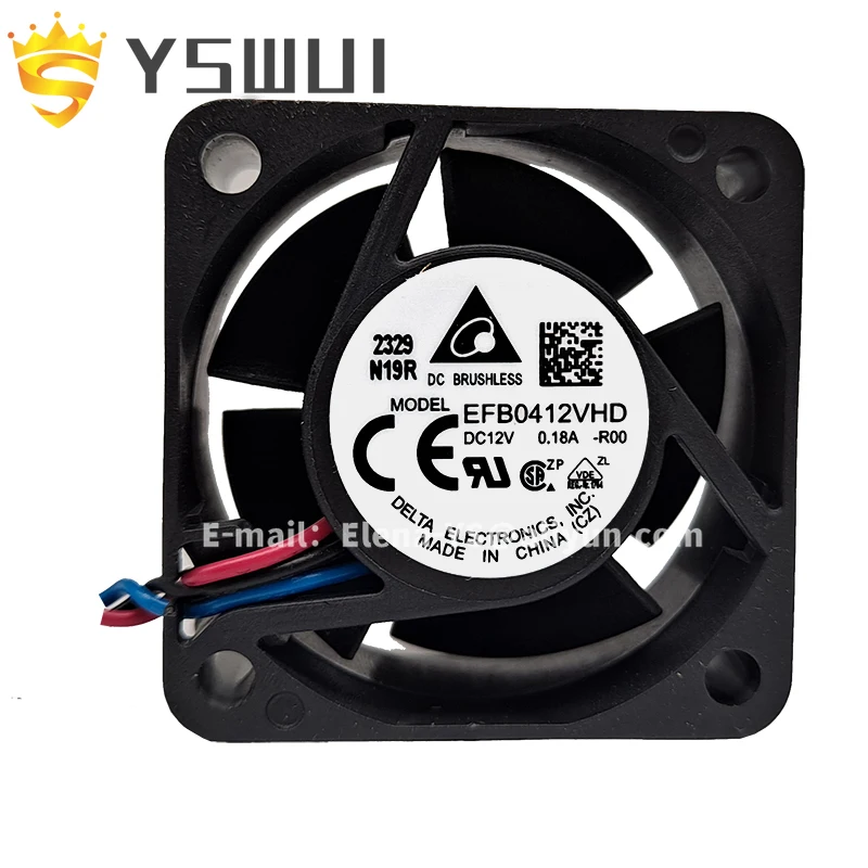 EFB0412VHD-R00 0.18A 9000RPM 4020 12V Original Genuine Cooling Fan