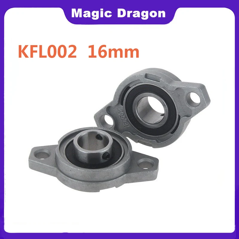 2-10Pcs-KP002-KFL002-16MM-Diameter-Bore-Diameter-Self-Aligning-Zinc ...