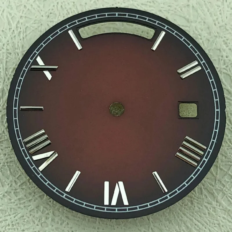 Elegant 31mm Roman Dial with Dual Calendar for Automatic Mechanical Watches