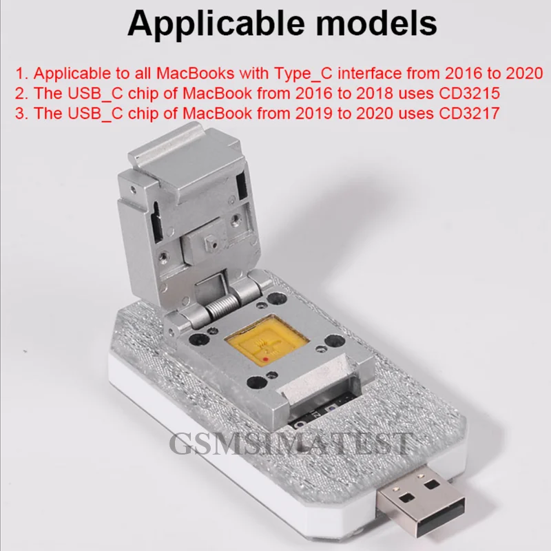 U301 Usbc Rom Assistant For Macbook Read And Write Usb C Rom Chip Data