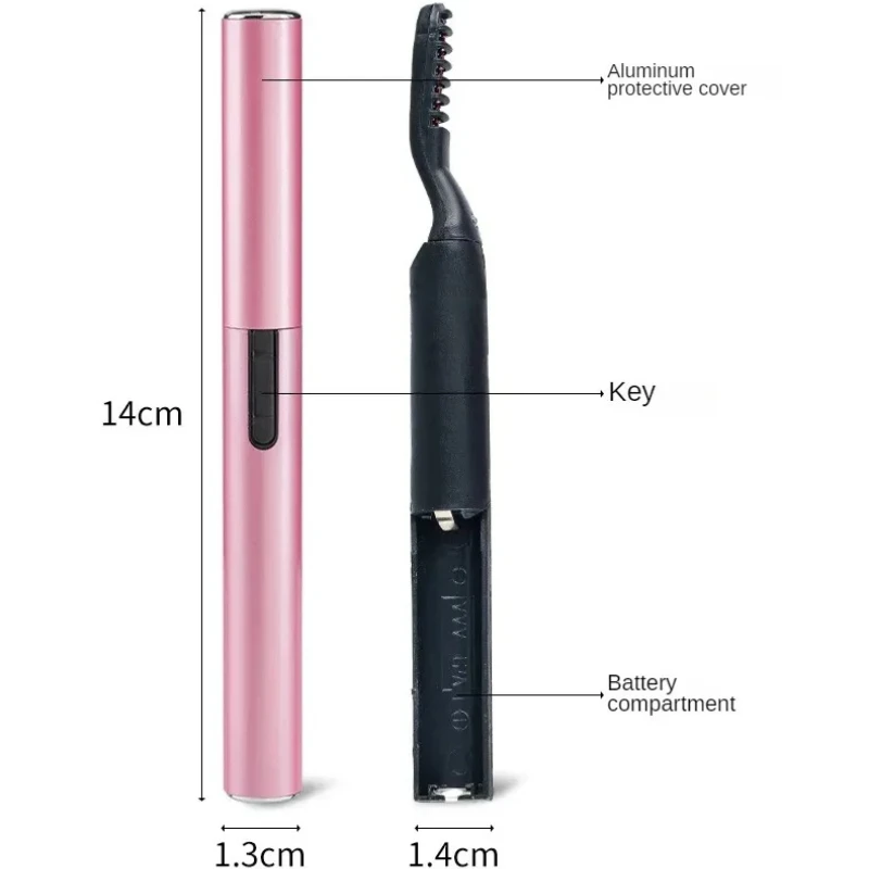 Electric Eyelash Curler Heated Portable Safety Fast Heating Long Lasting Makeup Tool eyelash curler