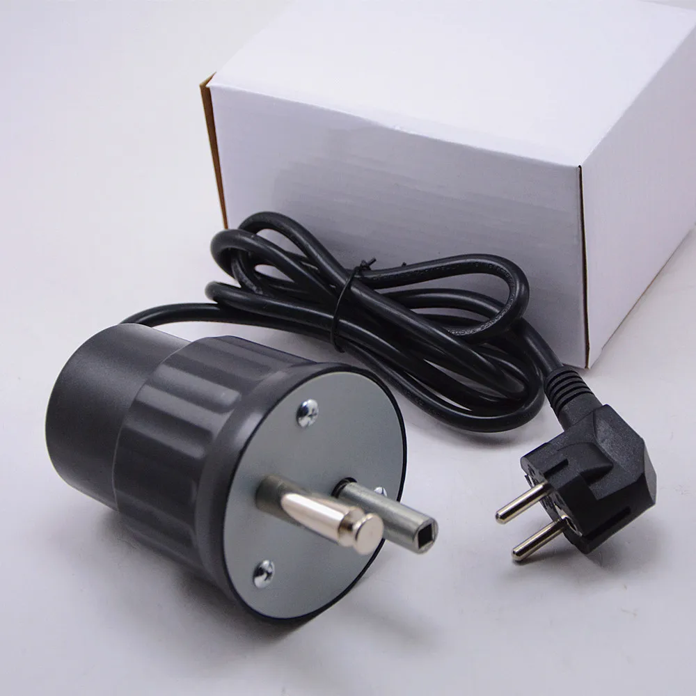 110V/220V Barbecue Motor Rotisserie 2RPM Rotator BBQ Grill Motors Roast Bracket Holder Supplies Kitchen BBQ Electric Motor US/EU 5