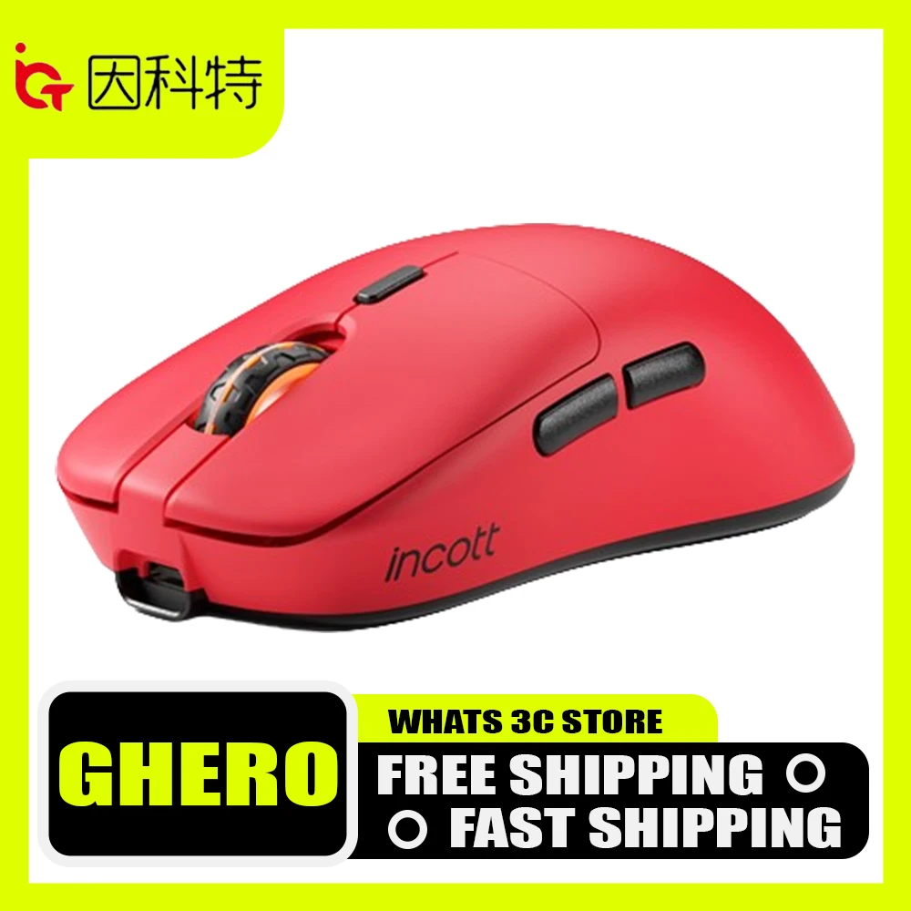 Incott-Ghero-Mouse-for-Men-Tri-Mode-Bluetooth-Sem-Fio-Leve-E-Sports ...
