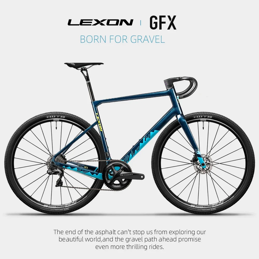 LEXONGFXCarbonGravelFrameDiscBrakeRoadBikeFramesetThruAxle