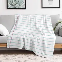 Lined paper Throw Blanket Comforter Warm Large Blankets 2