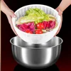 Electric Dried Machine Free Hand Washing Vegetables Stainless Steel Washing Dehydration Machine 6