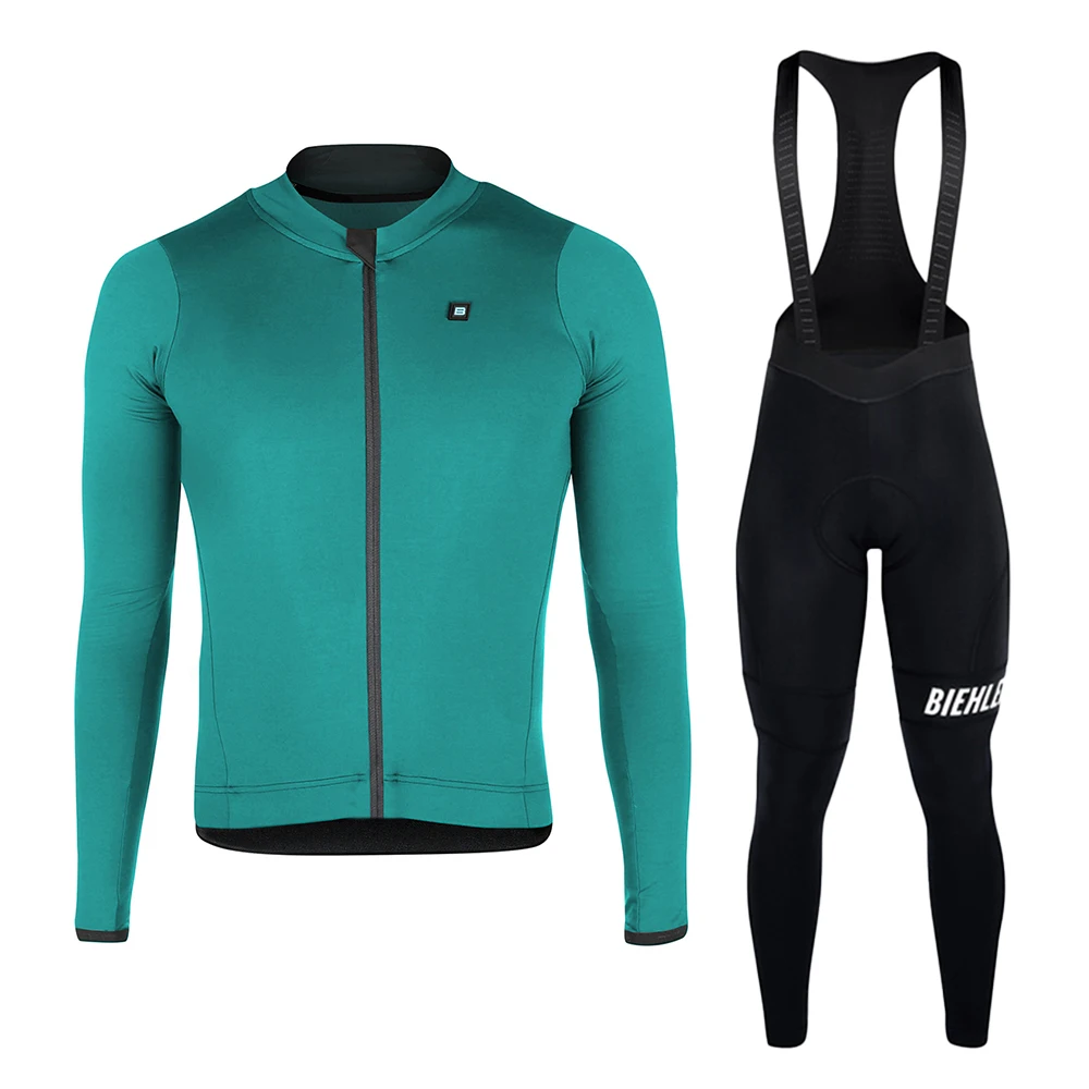 Men Cycling Jersey Set Spring/Autumn Team Bike Breathable Long Clothes Sleeve Suit Comfortable Top Sportswear Pants cycling suit cycling jersey set cycling jersey cycling pants