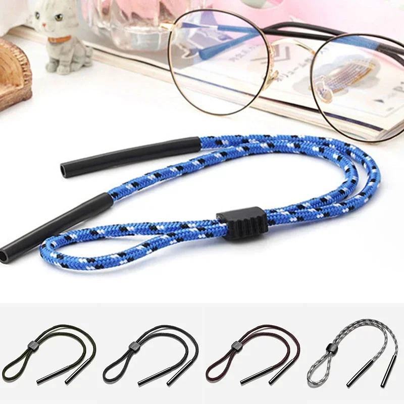 1Pc Anti-Slip Floating Eyeglasses Straps Polyester Chain Sunglasses Chain Sports String Glasses Ropes Band Cord Holder Lanyard