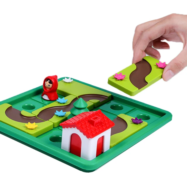 Little Red Riding Hood Smart Hide&Seek Board Games With Solution Skill-Building Puzzle Logic Game Training Toy for Children 2