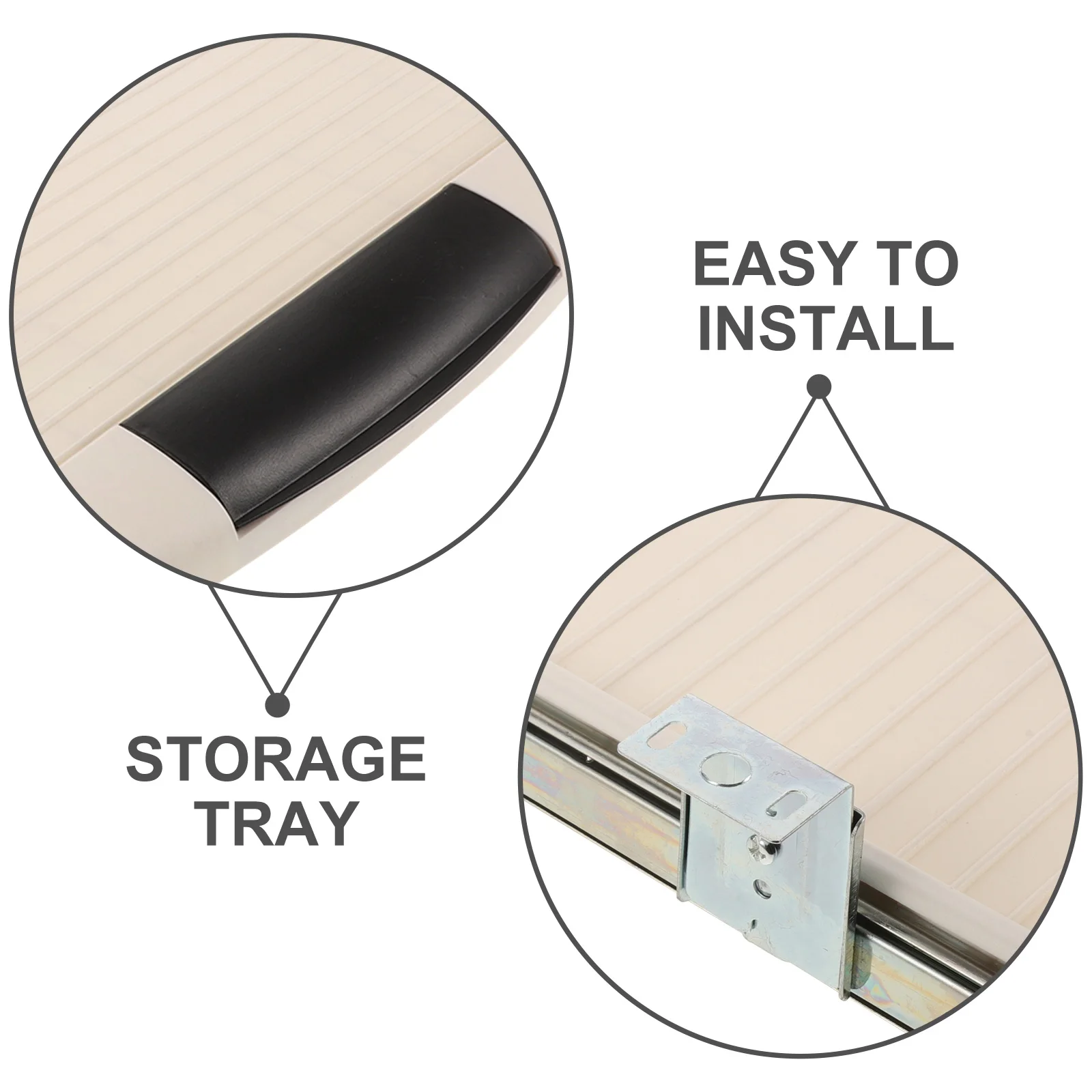 서랍형 키보드 마우스 서랍형 키보드 노트북 스탠드 컴퓨터 책상 액세서리 사무용품 책상 슬라이드 아래