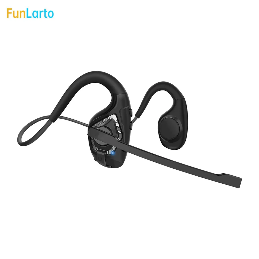 Auricolare Bluetooth 5.2 Con Orecchio Aperto Con Braccio Per Microfono Per Telefono Cellulare Pc Cuffie Stereo Wireless A Conduzione D'Aria Leggera Ch