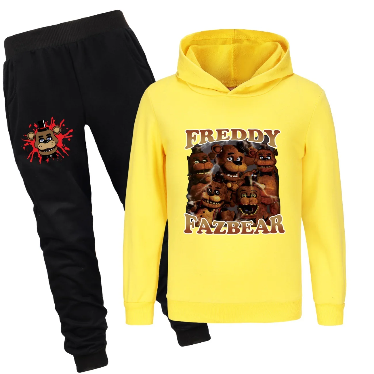5 Night At Freddy Fazbear's Pizza Hoodies Kids Coat Sweatshirts Pullover Outerwear Hoodie Girls Streetwear Hoody Boy Clothes2800
