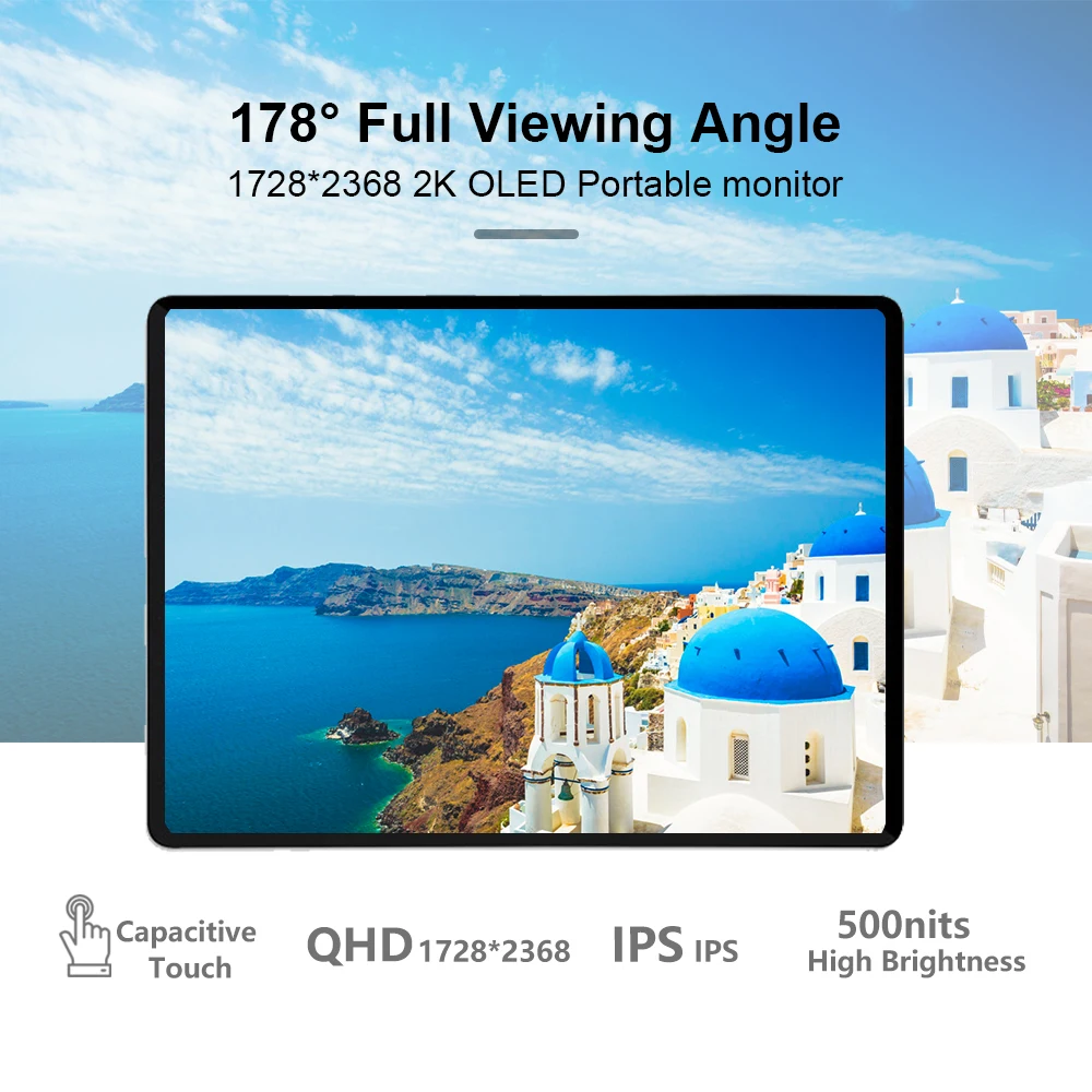 Wisecoco OLED ޴ , PC, Ʈ, ,  ġ, PS4, Xbox, 11 ġ ġũ ̹ ÷, 2K 2368x1728