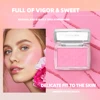 Embossed Powder Blush Peach Pink Coral Tint Makeup 3D Relief Blush Palette Brown Cheek Contour Rouge Cosmetics Face Brightens 4